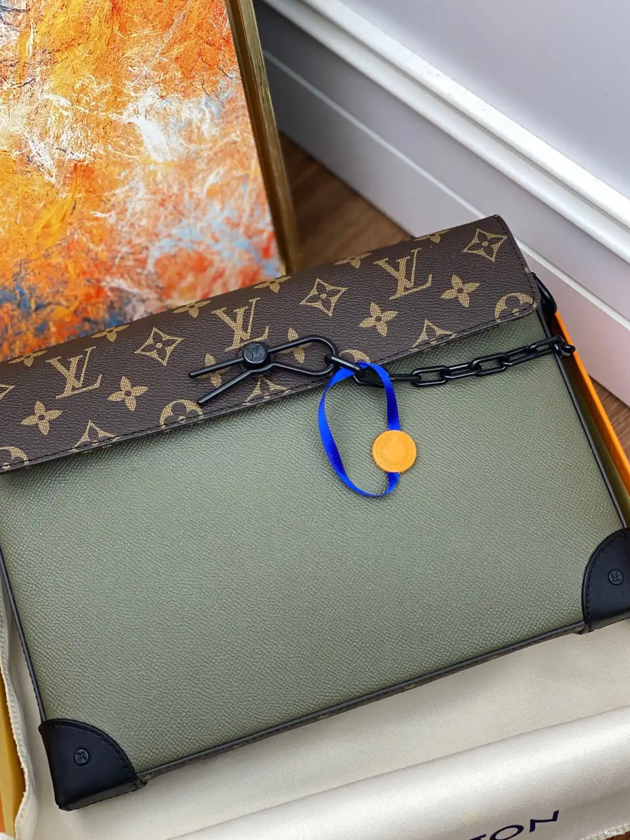 VUITTON VOYAGE STEAMER LOUIS POCHETTE 0318