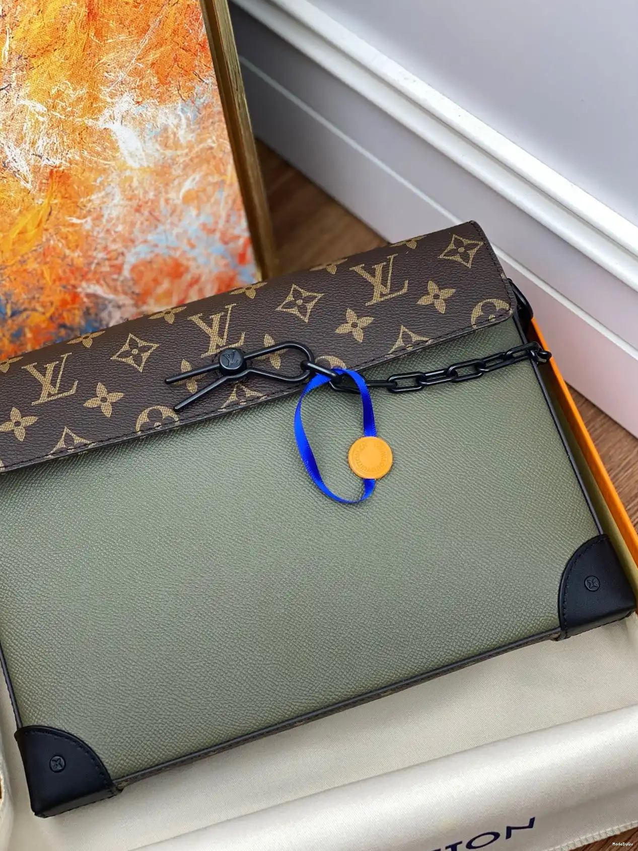 VUITTON VOYAGE STEAMER LOUIS POCHETTE 0318